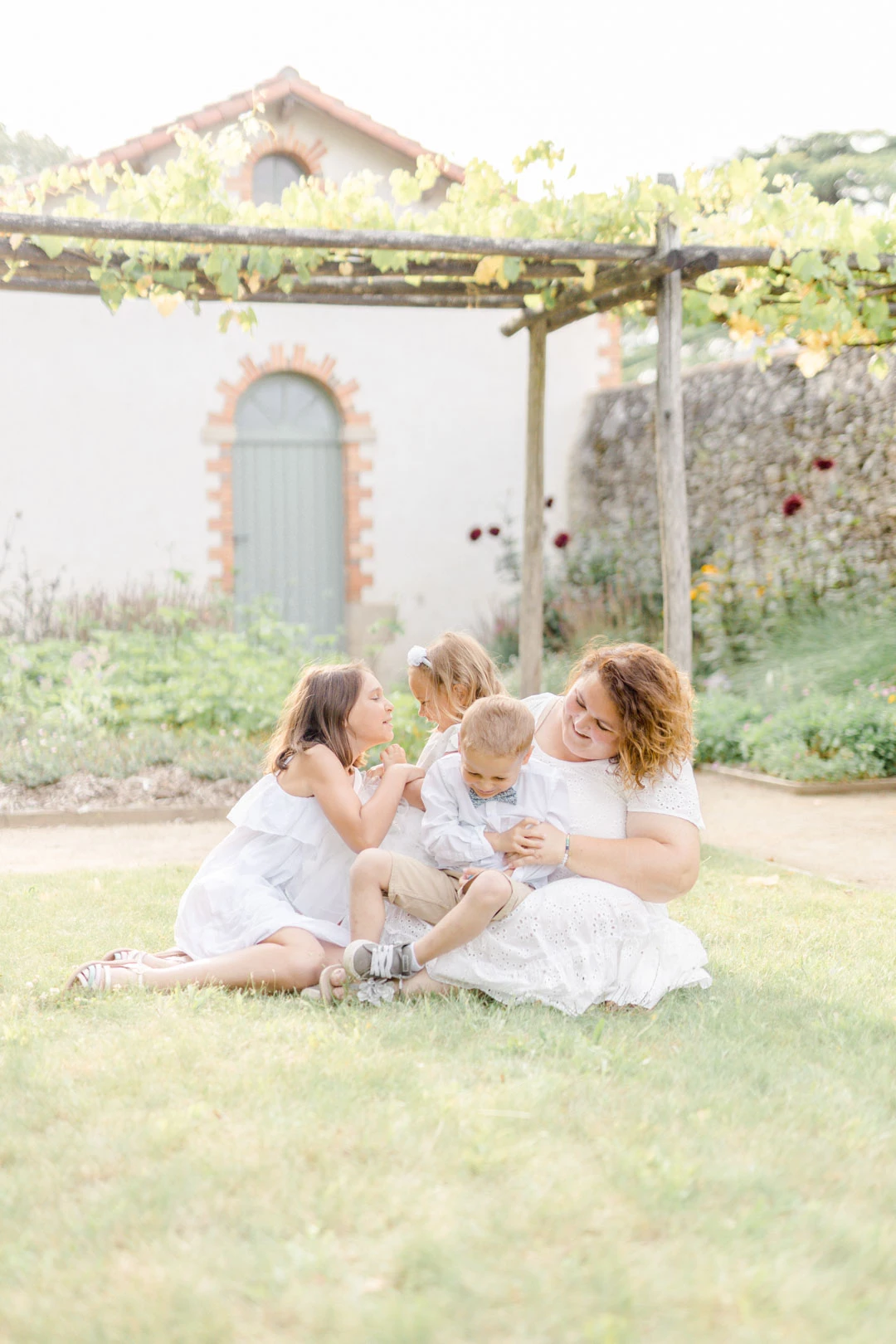 bonheur robe événement enfant rose
